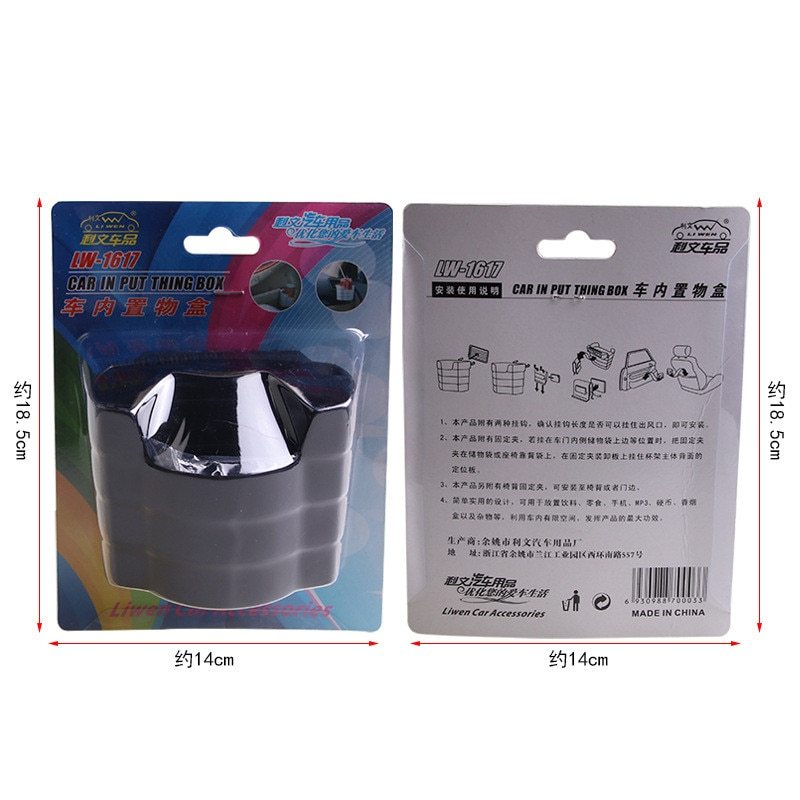 Car Beverage Cup Holder Air Outlet Beverage Holder Container Trash Can Car Supplies